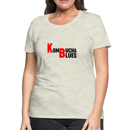 Kombucha Blues Women’s Premium T-Shirt - heather oatmeal