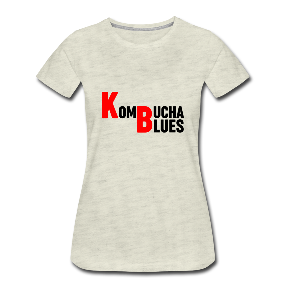 Kombucha Blues Women’s Premium T-Shirt - heather oatmeal