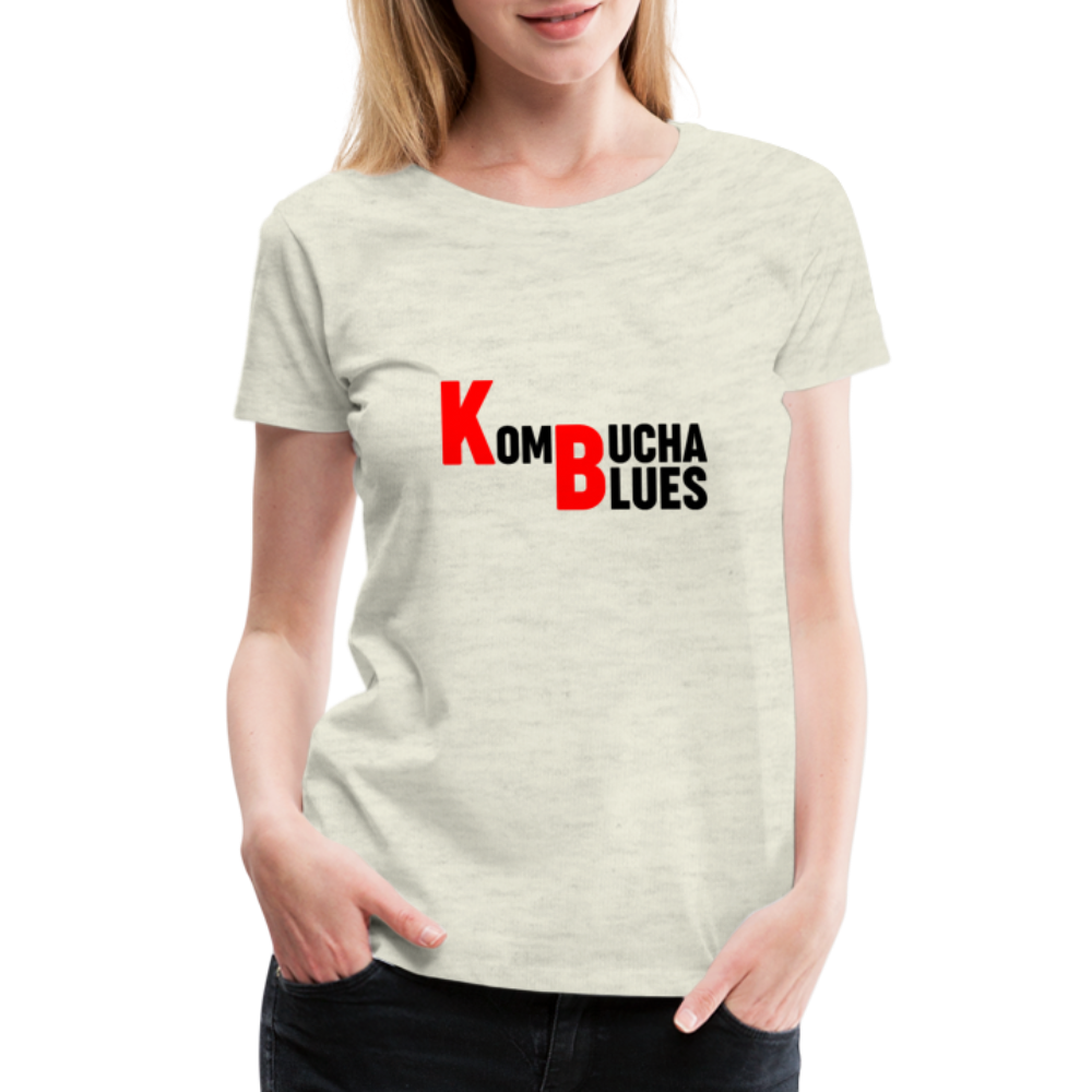 Kombucha Blues Women’s Premium T-Shirt - heather oatmeal