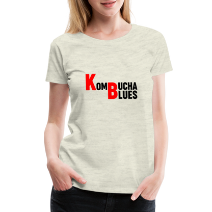 Kombucha Blues Women’s Premium T-Shirt - heather oatmeal