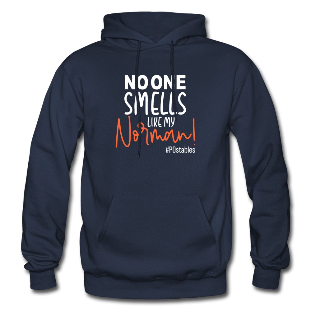 No One Smells Like My Norman W Gildan Heavy Blend Adult Hoodie - navy