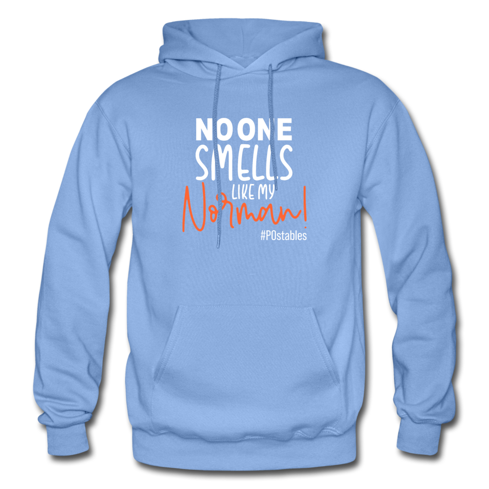 No One Smells Like My Norman W Gildan Heavy Blend Adult Hoodie - carolina blue