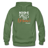 No One Smells Like My Norman W Gildan Heavy Blend Adult Hoodie - military green
