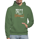 No One Smells Like My Norman W Gildan Heavy Blend Adult Hoodie - military green