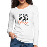 No One Smells Like My Norman B Women's Premium Long Sleeve T-Shirt - white