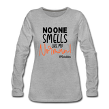 No One Smells Like My Norman B Women's Premium Long Sleeve T-Shirt - heather gray