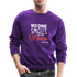 No One Smells Like My Norman W Crewneck Sweatshirt - purple