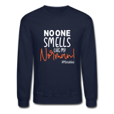 No One Smells Like My Norman W Crewneck Sweatshirt - navy