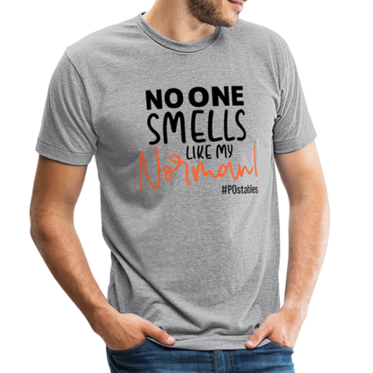 No One Smells Like My Norman B Unisex Tri-Blend T-Shirt - heather grey