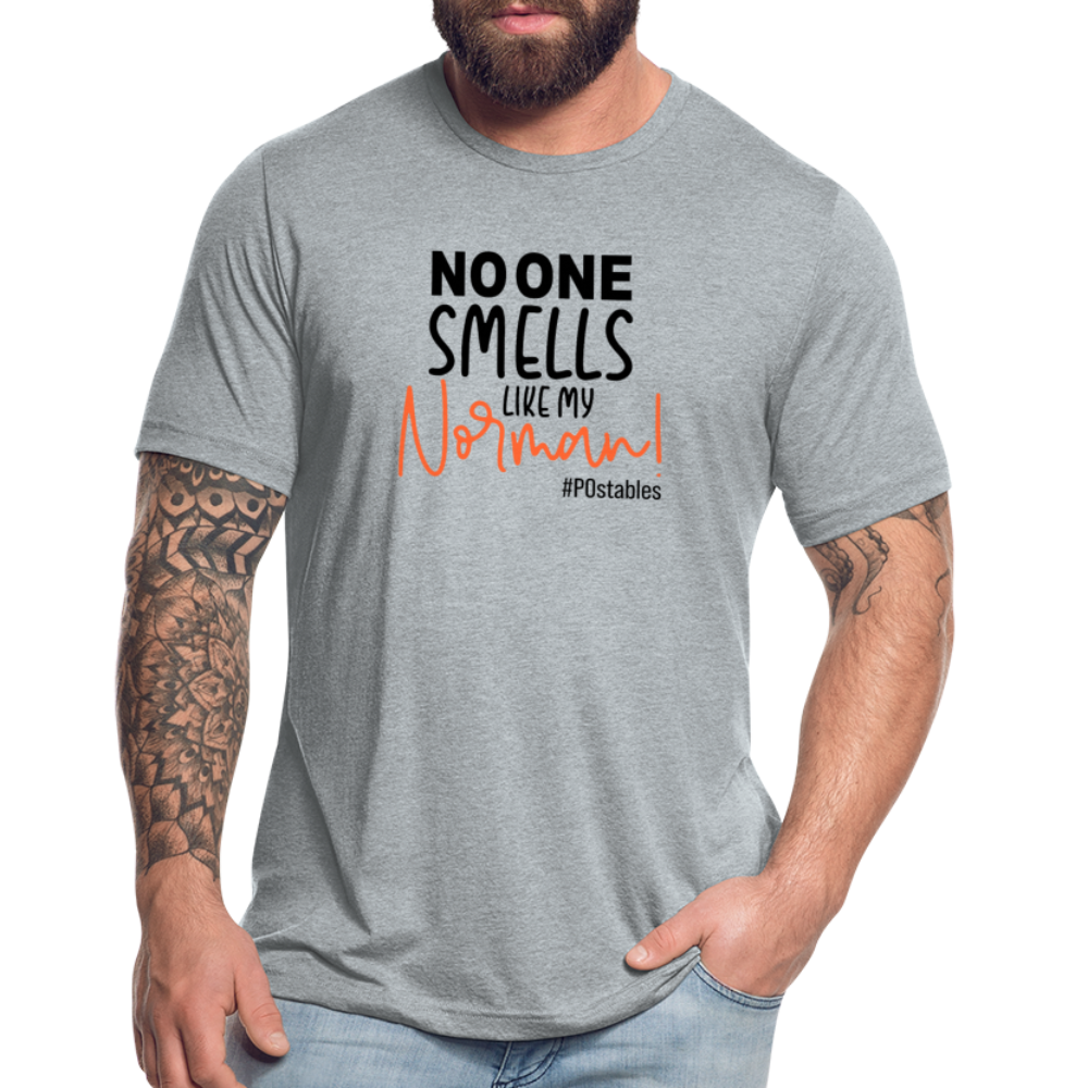 No One Smells Like My Norman B Unisex Tri-Blend T-Shirt - heather grey