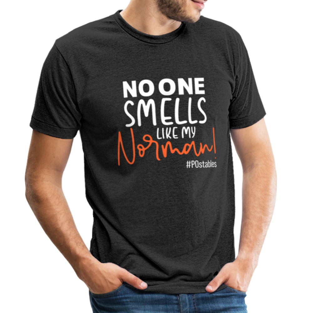 No One Smells Like My Norman W Unisex Tri-Blend T-Shirt - heather black