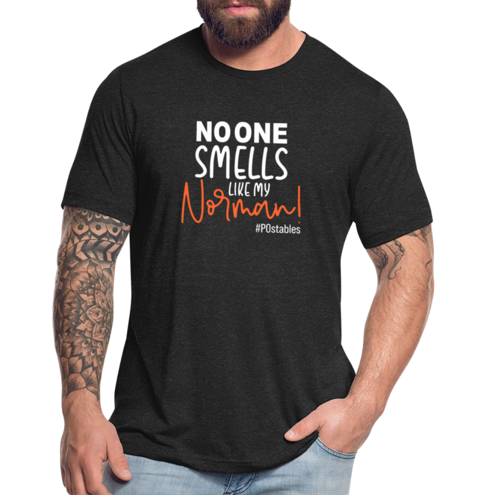 No One Smells Like My Norman W Unisex Tri-Blend T-Shirt - heather black