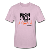 No One Smells Like My Norman B Unisex Heather Prism T-Shirt - heather prism lilac