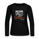 No One Smells Like My Norman W Women's Long Sleeve Jersey T-Shirt - black