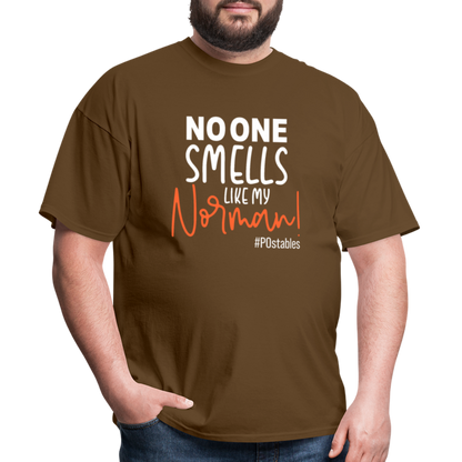 No One Smells Like My Norman W Unisex Classic T-Shirt - brown