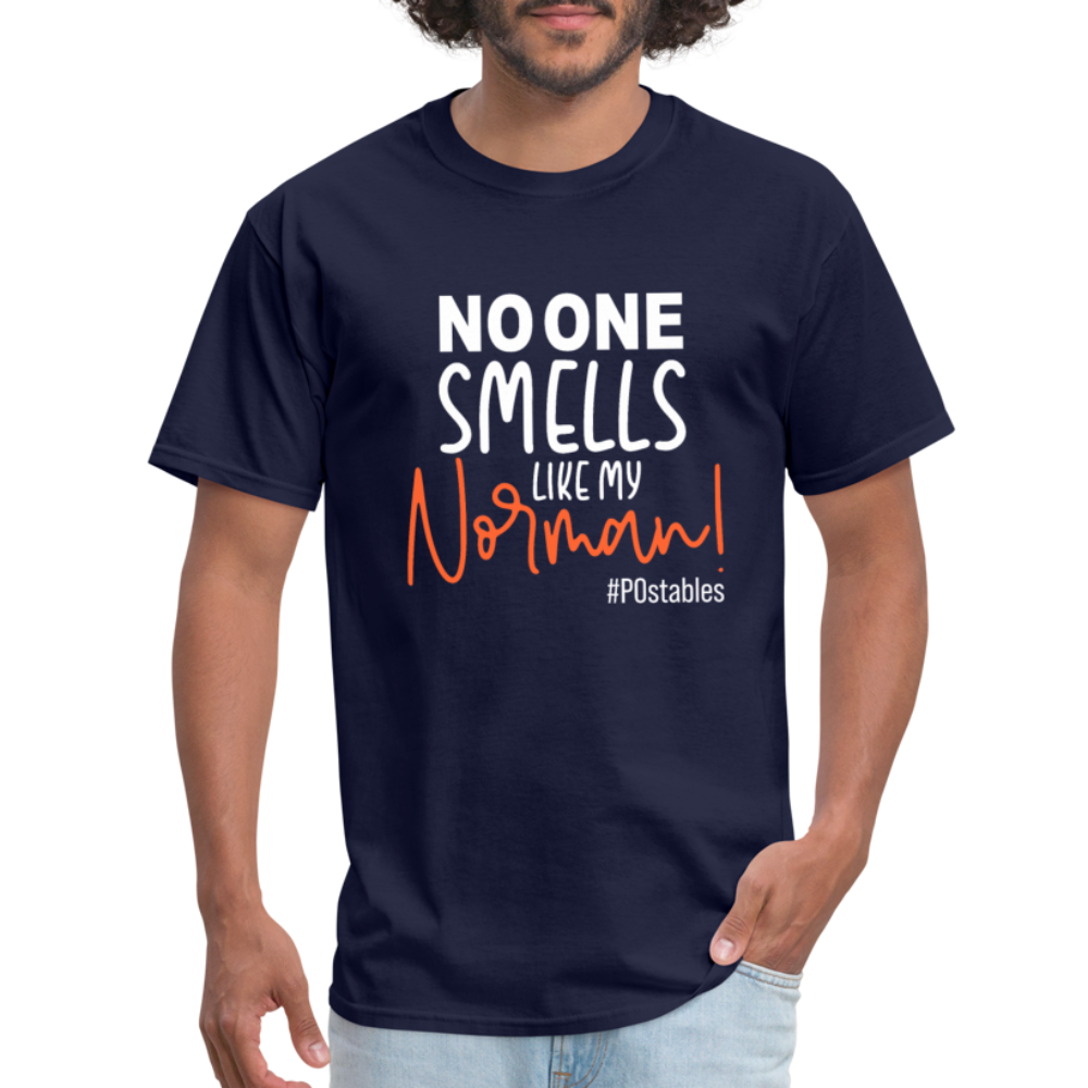 No One Smells Like My Norman W Unisex Classic T-Shirt - navy