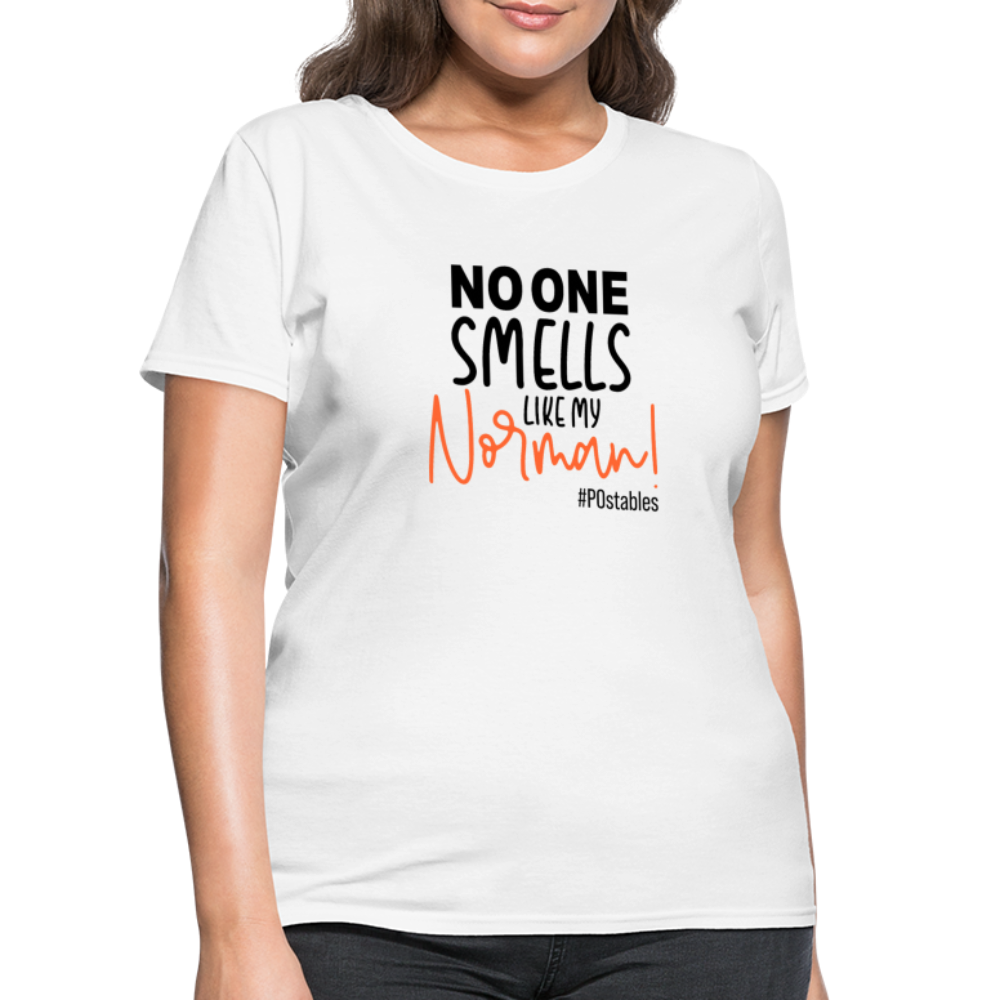 No One Smells Like My Norman B Women's T-Shirt - white