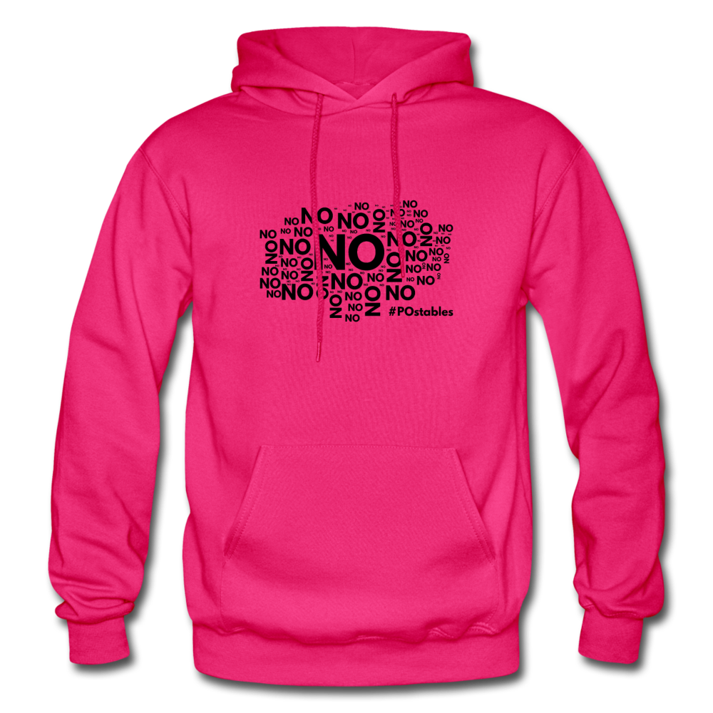 No No No B Gildan Heavy Blend Adult Hoodie - fuchsia