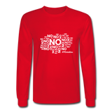 No No No W Men's Long Sleeve T-Shirt - red