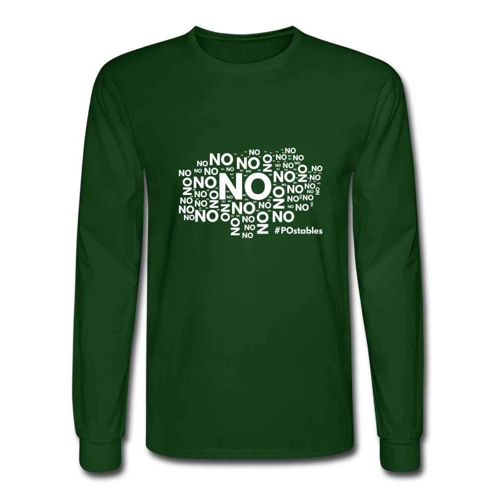 No No No W Men's Long Sleeve T-Shirt - forest green