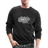 No No No W Crewneck Sweatshirt - black