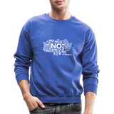 No No No W Crewneck Sweatshirt - royal blue