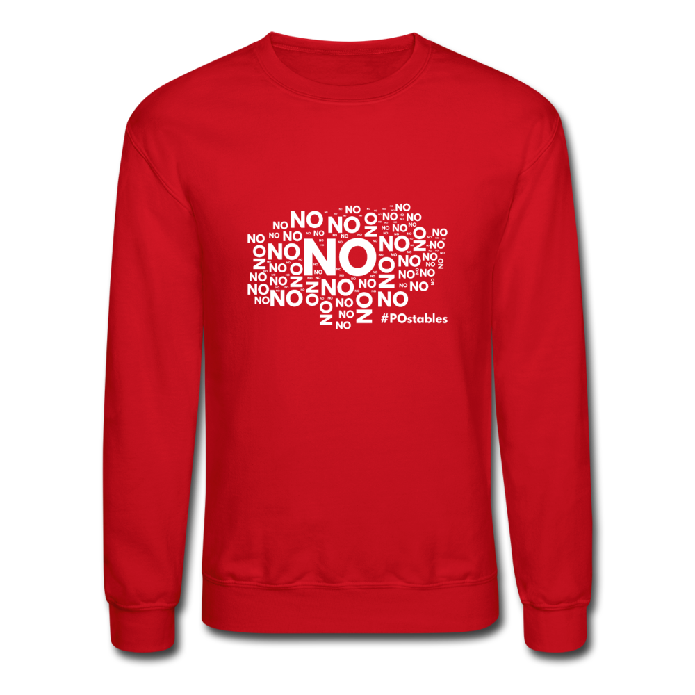 No No No W Crewneck Sweatshirt - red
