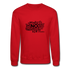 No No No B Crewneck Sweatshirt - red