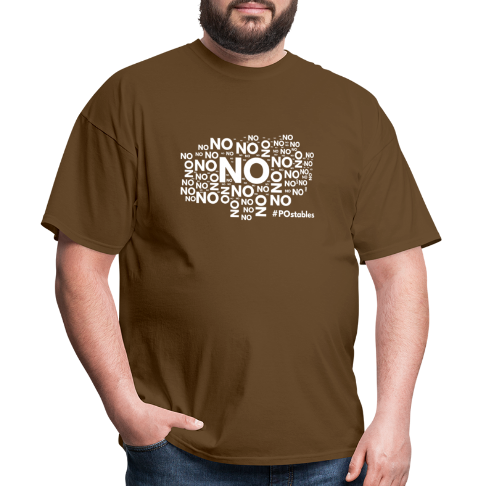 No No No W Unisex Classic T-Shirt - brown
