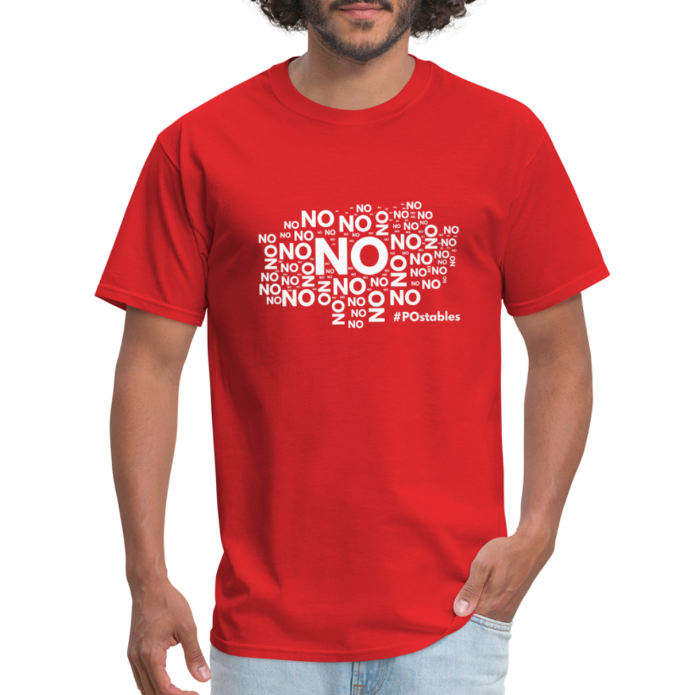 No No No W Unisex Classic T-Shirt - red