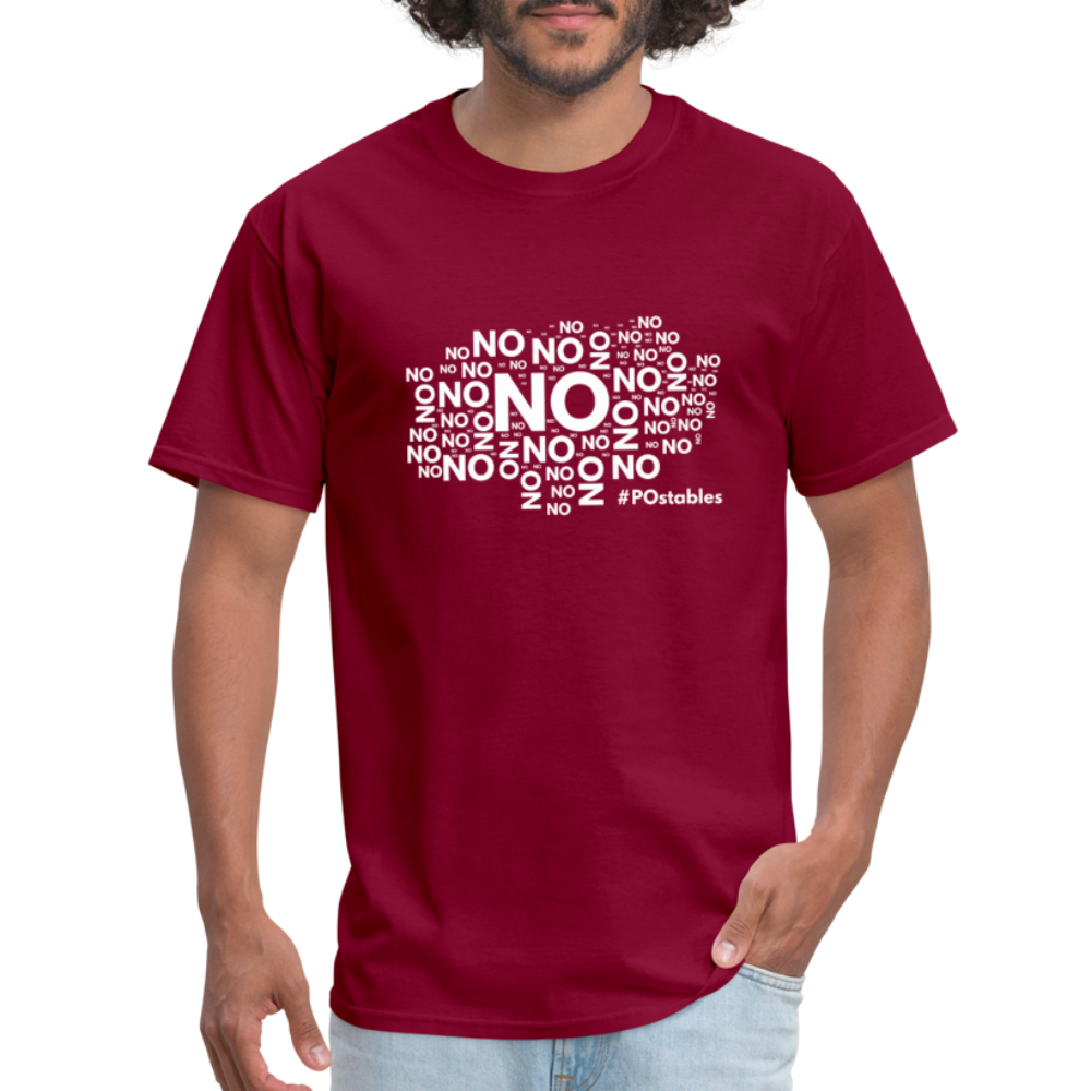 No No No W Unisex Classic T-Shirt - burgundy