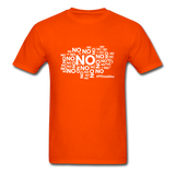 No No No W Unisex Classic T-Shirt - orange