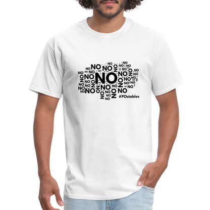 No No No B Unisex Classic T-Shirt - white