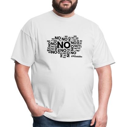 No No No B Unisex Classic T-Shirt - white