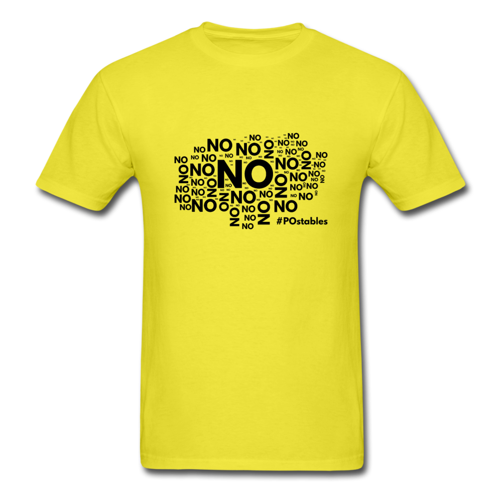 No No No B Unisex Classic T-Shirt - yellow