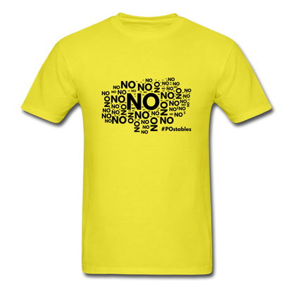 No No No B Unisex Classic T-Shirt - yellow