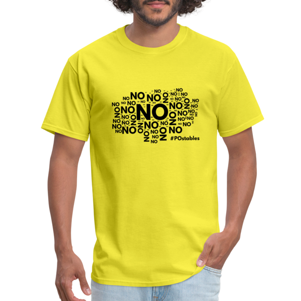 No No No B Unisex Classic T-Shirt - yellow