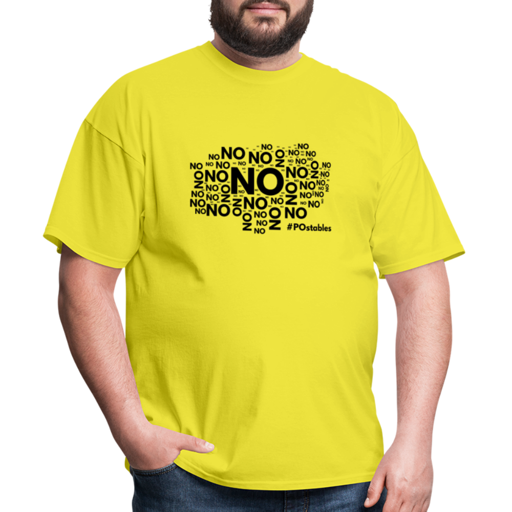 No No No B Unisex Classic T-Shirt - yellow