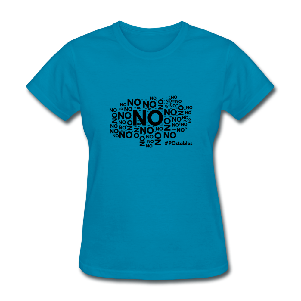 No No No B Women's T-Shirt - turquoise