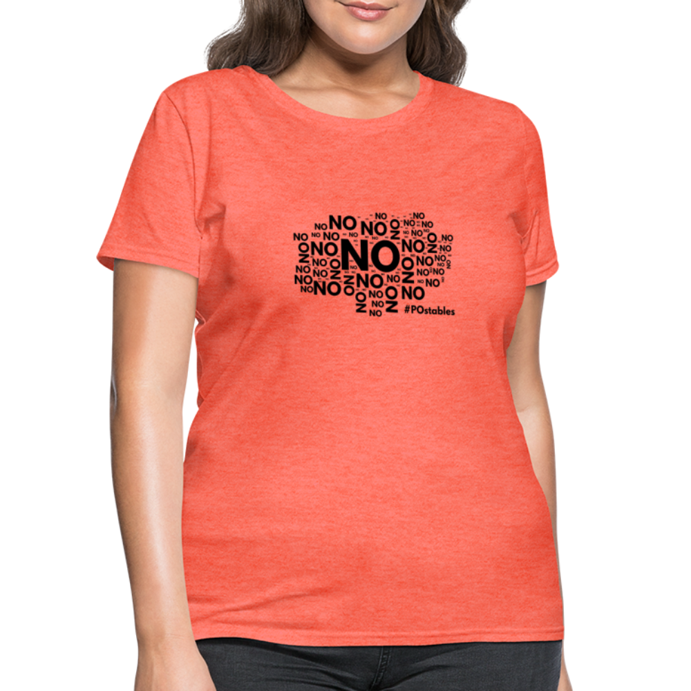 No No No B Women's T-Shirt - heather coral