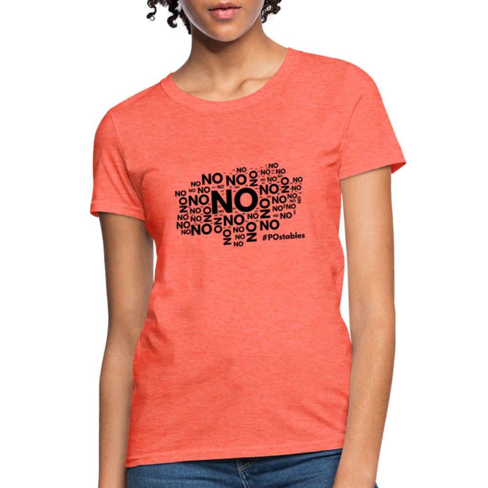 No No No B Women's T-Shirt - heather coral