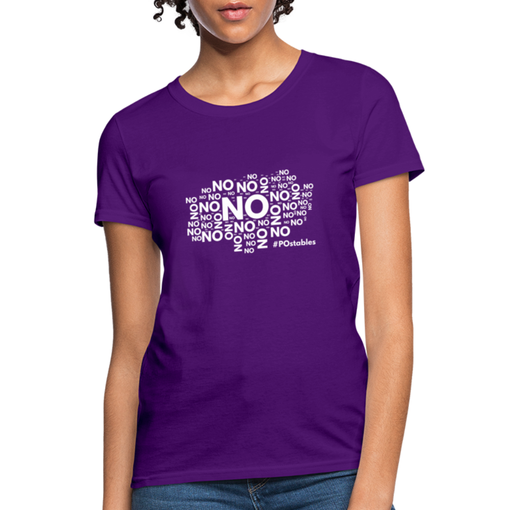 No No No W Women's T-Shirt - purple