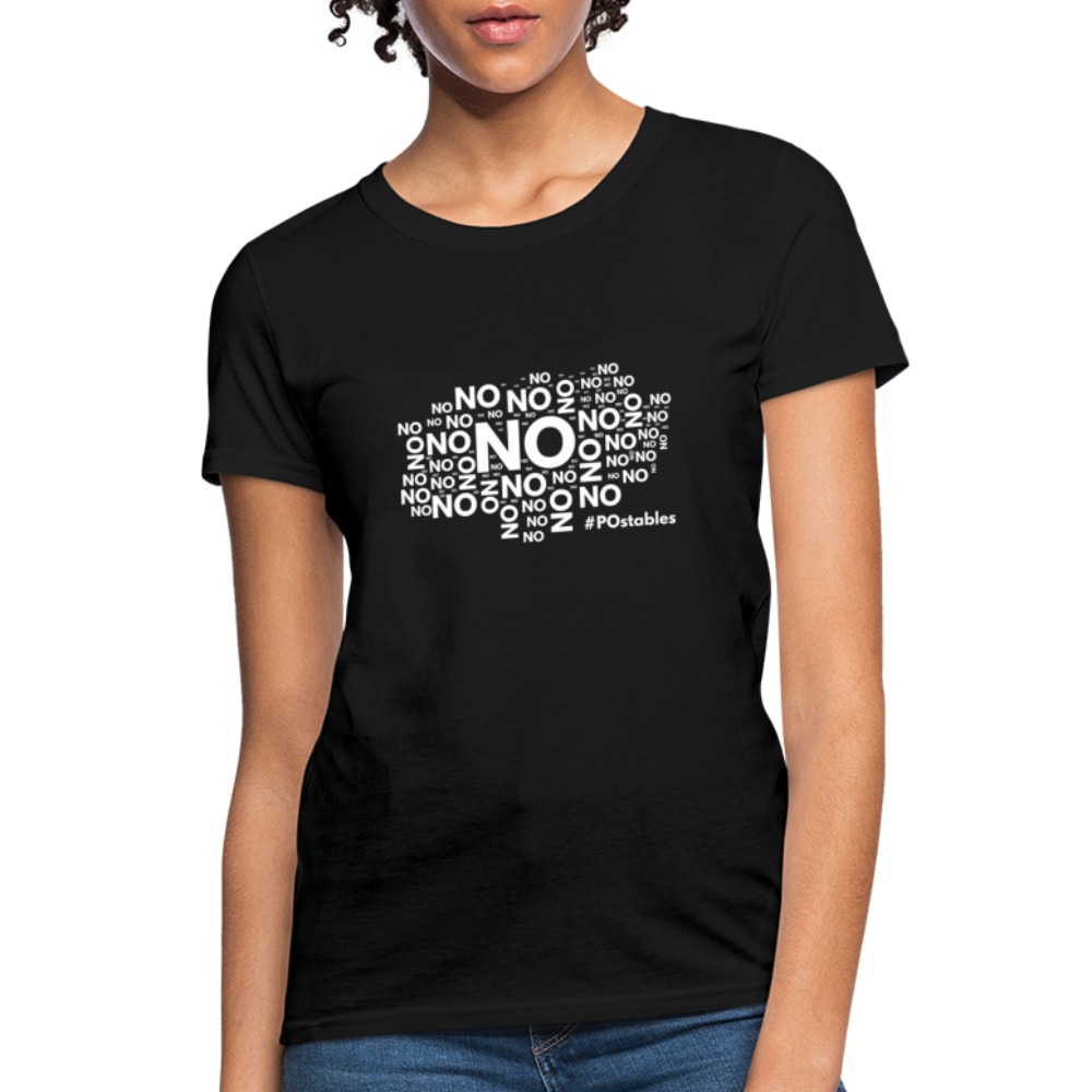 No No No W Women's T-Shirt - black