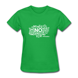 No No No W Women's T-Shirt - bright green