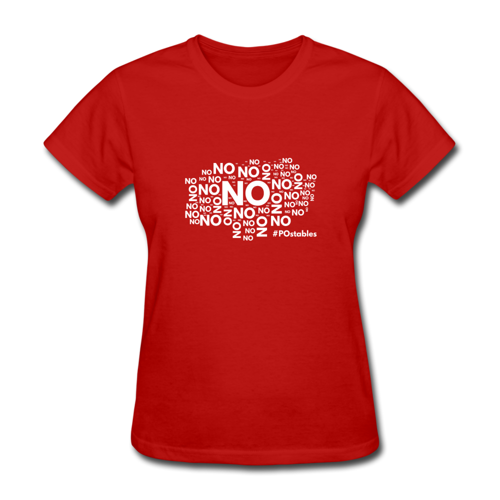 No No No W Women's T-Shirt - red