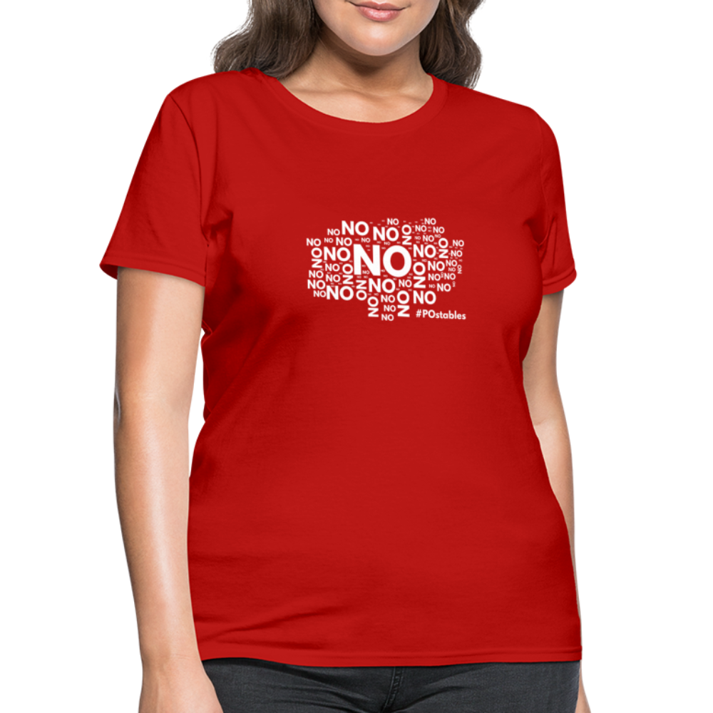 No No No W Women's T-Shirt - red