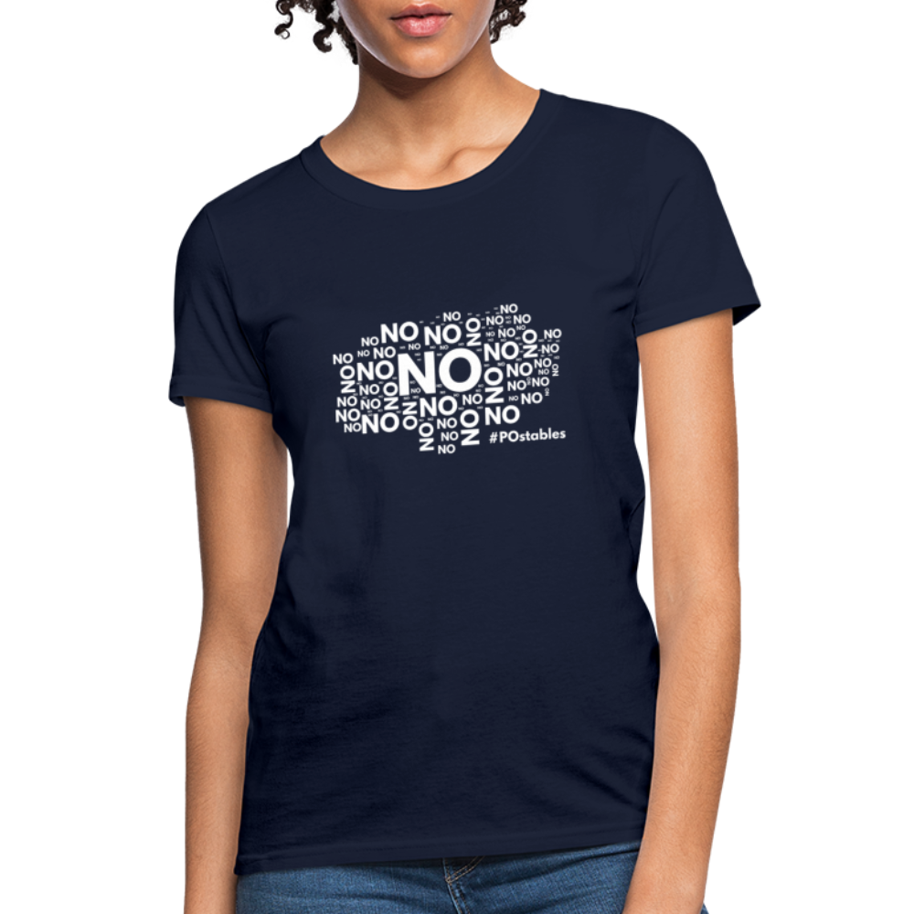 No No No W Women's T-Shirt - navy