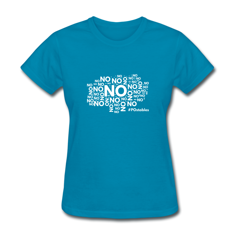 No No No W Women's T-Shirt - turquoise
