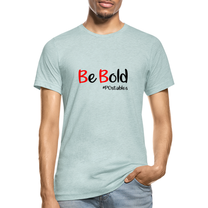 Be Bold Unisex Heather Prism T-Shirt - heather prism ice blue