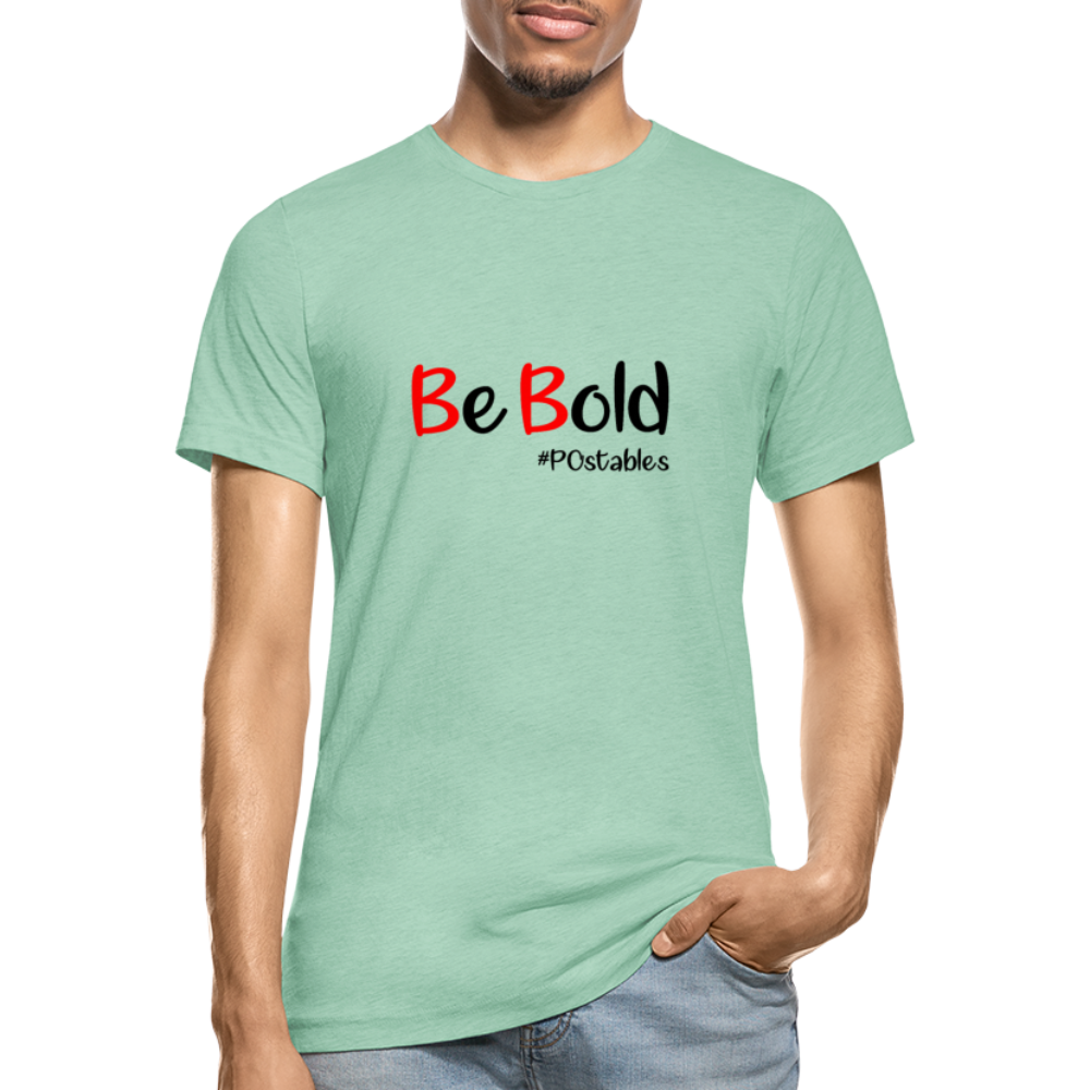 Be Bold Unisex Heather Prism T-Shirt - heather prism mint